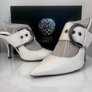 Vince Camuto Realbey Slingback Pump- Cream